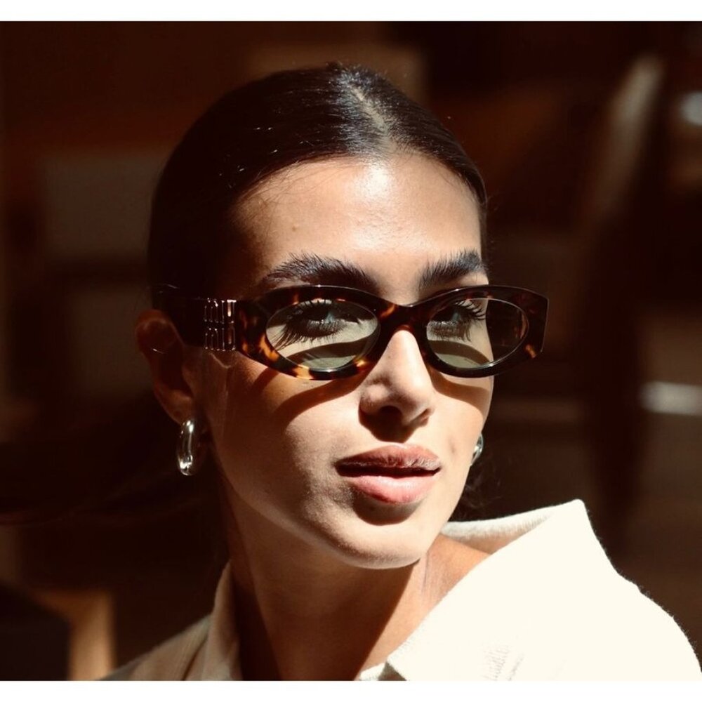 NEW MIU MIU MU11WS 14L50O SUNGLASSES HAVANA WOMEN MU 11WS, SMU 11W